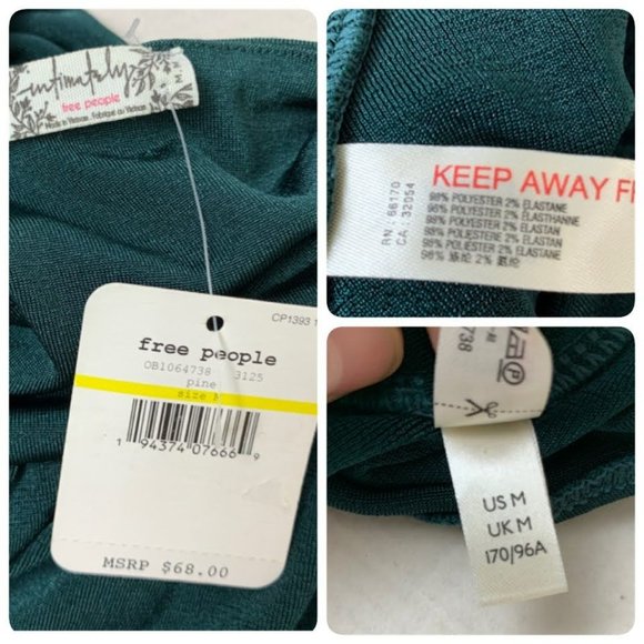 Free People Teal Long Sleeve Bodysuit - Picture 8 of 11